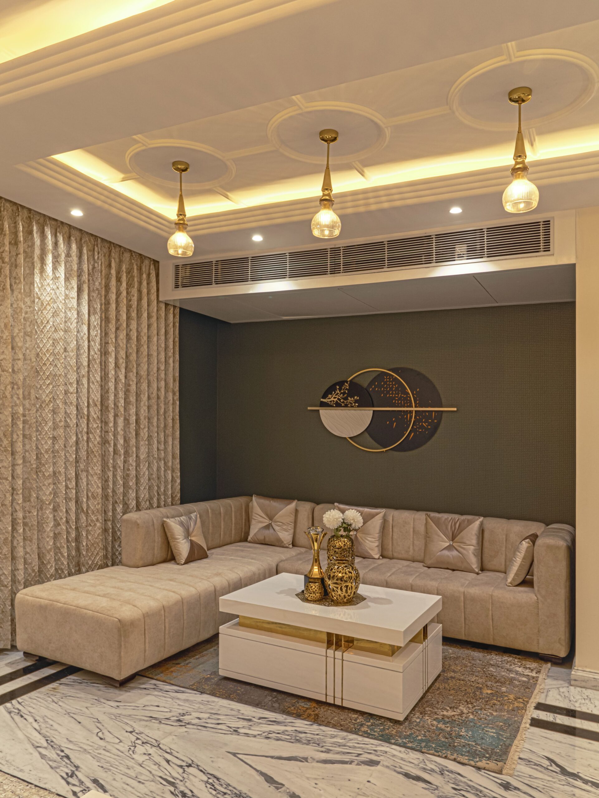 Milav design drawing room interior