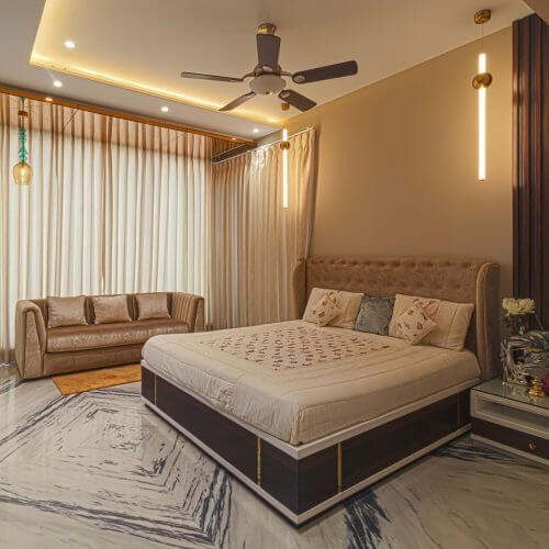 Milav design master bedroom interior